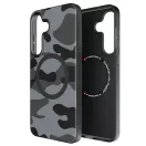 Forcell F-Protect Levels Samsung Galaxy S25 ütésálló MagSafe tok, Camo, fekete-szürke