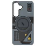   Forcell F-Protect Levels Samsung Galaxy S25 ütésálló MagSafe tok, Cyber, kék-szürke