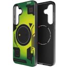 Forcell F-Protect Levels Samsung Galaxy S25 ütésálló MagSafe tok, Cyber, zöld-szürke