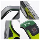 Forcell F-Protect Levels Samsung Galaxy S25 ütésálló MagSafe tok, Cyber, zöld-szürke