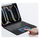 Dux Ducis DK iPad Pro 13 (2024 / 2025) kihajtható tok vezeték nélküli billentyűzettel, fekete