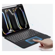   Dux Ducis DK iPad Pro 13 (2024 / 2025) kihajtható tok vezeték nélküli billentyűzettel, fekete