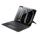 Dux Ducis DK iPad Pro 13 (2024 / 2025) kihajtható tok vezeték nélküli billentyűzettel, fekete