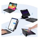 Dux Ducis DK iPad Pro 11 (2024 / 2025) kihajtható tok vezeték nélküli billentyűzettel, fekete