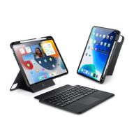   Dux Ducis DK iPad 4/5/6/iPad Pro 11 (2018/2020/2021/2022) kihajtható tok vezeték nélküli billentyűzettel, fekete