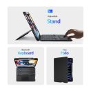 Dux Ducis DK iPad 4/5/6/iPad Pro 11 (2018/2020/2021/2022) kihajtható tok vezeték nélküli billentyűzettel, fekete