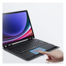 Dux Ducis DK Samsung Tab S10 Plus/S9 Plus/S9 FE Plus kihajtható tok vezeték nélküli billentyűzettel, fekete