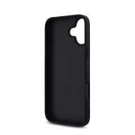   Guess PU Leather 4G Roses iPhone 16 MagSafe műbőr tok, fekete-rózsa