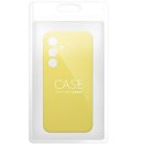 2mm Samsung Galaxy S25+ szilikon tok, világos sárga