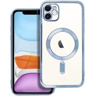   Electro Mag Samsung Galaxy S25+ MagSafe kompatibilis hátlap tok, kék