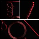 Electro Mag Samsung Galaxy S25 Ultra MagSafe kompatibilis hátlap tok, piros