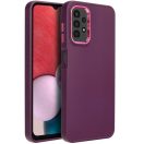 Frame Samsung Galaxy S25+ közepesen ütésálló tok kameravédő kerettel, lila