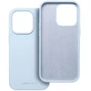 Roar Samsung Galaxy S25 prémium szilikon tok velúr béléssel, világoskék