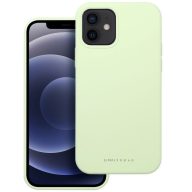   Roar Samsung Galaxy S25+ prémium szilikon tok velúr béléssel, világoszöld