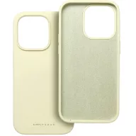   Roar Samsung Galaxy S25+ prémium szilikon tok velúr béléssel, világossárga