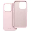 Roar Samsung Galaxy S25+ prémium szilikon tok velúr béléssel, világos rózsaszín