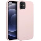 Roar Samsung Galaxy S25 Ultra prémium szilikon tok velúr béléssel, világos rózsaszín