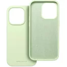 Roar Samsung Galaxy S25 Ultra prémium szilikon tok velúr béléssel, világoszöld
