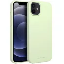 Roar Samsung Galaxy S25 Ultra prémium szilikon tok velúr béléssel, világoszöld