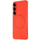 Tactical MagForce Aramid Samsung Galaxy S25 MagSafe kompatibilis tok, piros