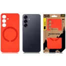 Tactical MagForce Aramid Samsung Galaxy S25 MagSafe kompatibilis tok, piros