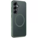 Tactical MagForce Hyperstealth Samsung Galaxy S25 hátlap tok, áttetsző/sötétszöld