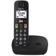 Panasonic KX-TGU110FXB nyomógombos Dect telefon, fekete