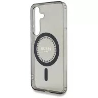   Guess Rhinestones Printed Classic Logo MagSafe Samsung Galaxy S25 kemény hátlap tok, fekete