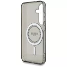 Guess Rhinestones Printed Classic Logo MagSafe Samsung Galaxy S25 kemény hátlap tok, fekete