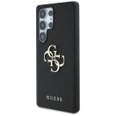 Guess Grained Big 4G Logo Small Classic Logo Samsung Galaxy S25 Ultra  kemény hátlap tok, fekete