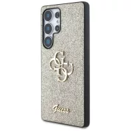   Guess Fixed Glitter Big 4G Metal Logo Samsung Galaxy S25 Ultra kemény hátlap tok, arany