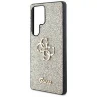   Guess Fixed Glitter Big 4G Metal Logo Samsung Galaxy S25 Ultra kemény hátlap tok, arany