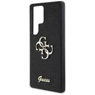   Guess Fixed Glitter Big 4G Metal Logo Samsung Galaxy S25 Ultra kemény hátlap tok, fekete