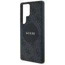Guess 4G Round Patch Classic Logo Samsung Galaxy S25 Ultra MagSafe kemény hátlap tok, fekete