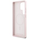 Karl Lagerfeld Silicone Graffiti Ikonik Printed Logo Samsung Galaxy S25 Ultra MagSafe tok, rózsaszín