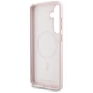 Karl Lagerfeld Silicone Graffiti Ikonik Printed Logo Samsung Galaxy S25 MagSafe tok, rózsaszín