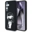 Karl Lagerfeld Silicone Graffiti Ikonik Printed Logo Samsung Galaxy S25 MagSafe tok, fekete