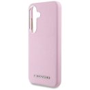 Karl Lagerfeld Saffiano Full Wrapped Elongated Metal Logo Samsung Galaxy S25 MagSafe tok, rózsaszín