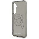 Karl Lagerfeld Rhinestones Karl Head Logo Samsung Galaxy S25 hátlap tok, fekete