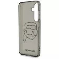   Karl Lagerfeld Rhinestones Karl Head Logo Samsung Galaxy S25 hátlap tok, fekete