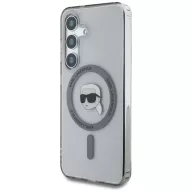  Karl Lagerfeld Button Karl Head Printed Logo Galaxy S25 MagSafe hátlap tok, fekete