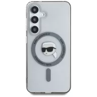   Karl Lagerfeld Button Karl Head Printed Logo Galaxy S25 MagSafe hátlap tok, fekete