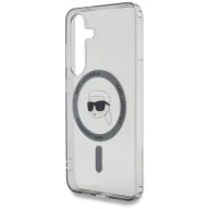   Karl Lagerfeld Button Karl Head Printed Logo Galaxy S25 MagSafe hátlap tok, fekete
