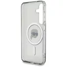 Karl Lagerfeld Button Karl Head Printed Logo Galaxy S25 MagSafe hátlap tok, fekete