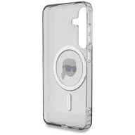   Karl Lagerfeld Button Karl Head Printed Logo Galaxy S25 MagSafe hátlap tok, fekete