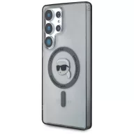   Karl Lagerfeld Button Karl Head Printed Logo Galaxy S25 Ultra MagSafe hátlap tok, fekete
