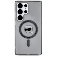   Karl Lagerfeld Button Karl Head Printed Logo Galaxy S25 Ultra MagSafe hátlap tok, fekete