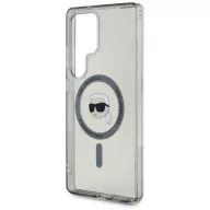   Karl Lagerfeld Button Karl Head Printed Logo Galaxy S25 Ultra MagSafe hátlap tok, fekete