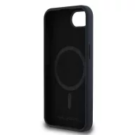   Karl Lagerfeld Liquid Silicone K&CH Heads Apple iPhone 17e / iPhone 16e MagSafe tok, fekete