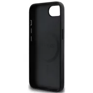   Guess PU Grained Classic Logo Apple iPhone 17e / iPhone 16e MagSafe tok, fekete